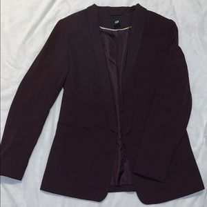 Plum blazer